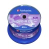 DVD+R VERBATIM  8.5GB, 240min, viteza 8x, 50 buc, Double Layer, spindle, "Matt Silver" "43758"