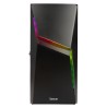 CARCASA  SPACER - gaming, Middle Tower, ATX, "THUNDER", fara sursa, usa sticla securizata (balama), banda LED RGB, USB 2.0 x 2, 