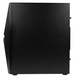 CARCASA  SPACER - gaming, Middle Tower, ATX, "THUNDER", fara sursa, usa sticla securizata (balama), banda LED RGB, USB 2.0 x 2, 