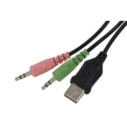 CASTI gaming Spacer RGB, cu fir, standard, utilizare gaming, microfon pe brat, conectare prin USB &amp; Jack 3.5 mm x 2, ilumina