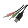 CASTI gaming Spacer RGB, cu fir, standard, utilizare gaming, microfon pe brat, conectare prin USB &amp; Jack 3.5 mm x 2, ilumina