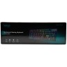 TASTATURA mecanica SPACER USB GLADIATOR, switch-uri mecanice rosii, 104 taste, anti-ghosting 26 taste, iluminare RGB , black, "S
