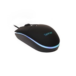 KIT gaming SPACER USB INVICTUS, tastatura RGB rainbow + mouse optic 7 culori, black, "SPGK-INVICTUS"   (timbru verde 0.8 lei)