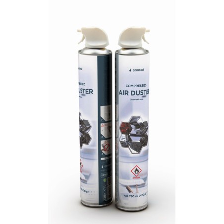 SPRAY curatare cu AER COMPRIMAT, GEMBIRD, 750 ml, "CK-CAD-FL750-01"