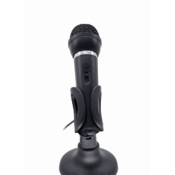 MICROFON GEMBIRD, suport tip "picior", conector Jack 3.5 mm, negru, "MIC-D-04" (timbru verde 0.03 lei)x