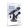 MICROFON GEMBIRD, suport tip "picior", conector Jack 3.5 mm, negru, "MIC-D-04" (timbru verde 0.03 lei)x