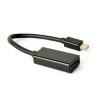 ADAPTOR video GEMBIRD, Mini-DisplayPort (T) la DisplayPort (M), rezolutie maxima 4K (3840 x 2160) la 30Hz, black, "A-mDPM-DPF4K-