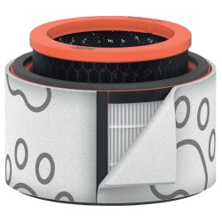 REZERVA filtru HEPA, 3 in 1, impotriva mirosului si parului de animale, pentru purificator LEITZ TruSens Z-1000, "2415127"