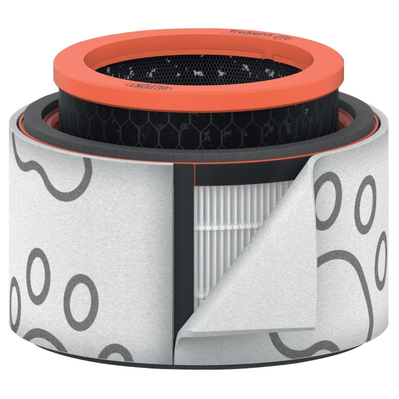 REZERVA filtru HEPA, 3 in 1, impotriva mirosului si parului de animale, pentru purificator LEITZ TruSens Z-1000, "2415127"