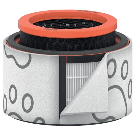 REZERVA filtru HEPA, 3 in 1, impotriva mirosului si parului de animale, pentru purificator LEITZ TruSens Z-1000, "2415127"