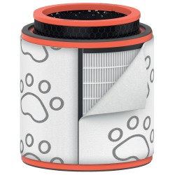 REZERVA filtru HEPA, 3 in 1, impotriva mirosului si parului de animale, pentru purificator LEITZ TruSens Z-3000, "2415131"