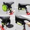 GEANTA reflectorizanta SPACER pentru Bicicleta, cu semnalizare LED prin telecomanda si de montat la sa, "SPBB-LEDSign" (timbru v