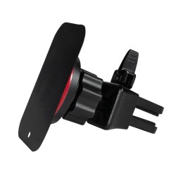 SUPORT auto magnetic SPACER pt. SmartPhone, fixare in ventilatie prin CLIPS, Magnetic, 4 SuperMagneti N50, rotire 360 grade, neg
