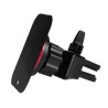 SUPORT auto magnetic SPACER pt. SmartPhone, fixare in ventilatie prin CLIPS, Magnetic, 4 SuperMagneti N50, rotire 360 grade, neg