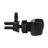SUPORT auto SPACER pt. SmartPhone, fixare in ventilatie prin CLIPS, Prindere prin Arc, rotire 360 grade, negru, "SPCH-ARC-CLIPS"