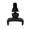SUPORT auto SPACER pt. SmartPhone, fixare in ventilatie prin CLIPS, Prindere prin Arc, rotire 360 grade, negru, "SPCH-ARC-CLIPS"