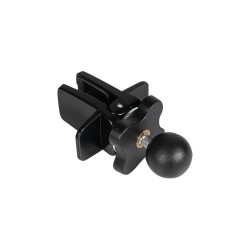 SUPORT auto SPACER pt. SmartPhone, fixare in ventilatie prin CLIPS, prindere laterala, rotire 360 grade, negru, "SPCH-GRV-CLIPS"