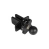 SUPORT auto SPACER pt. SmartPhone, fixare in ventilatie prin CLIPS, prindere laterala, rotire 360 grade, negru, "SPCH-GRV-CLIPS"