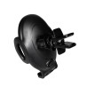 SUPORT auto SPACER pt. SmartPhone, fixare in ventilatie prin CLIPS, prindere laterala, rotire 360 grade, negru, "SPCH-GRV-CLIPS"