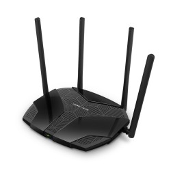 ROUTER MERCUSYS wireless  1800Mbps, 4 porturi LAN Gigabit, 1 port WAN Gigabit, Dual Band AC1800 4 x antena externa, Wi-Fi 6, "MR