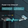 SWITCH PoE TP-LINK  5 porturi 10/100Mbps (4 PoE), IEEE 802.3af, carcasa metalica "TL-SF1005LP" (timbru verde 2 lei)