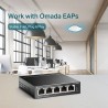 SWITCH PoE TP-LINK  5 porturi 10/100Mbps (4 PoE), IEEE 802.3af, carcasa metalica "TL-SF1005LP" (timbru verde 2 lei)