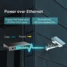 SWITCH PoE TP-LINK  6 porturi 10/100Mbps (4 PoE+), IEEE 802.3af/at, carcasa metalica "TL-SF1006P" (timbru verde 2 lei)