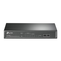 SWITCH PoE TP-LINK  8 porturi 10/100Mbps (4 PoE), IEEE 802.3af, carcasa metalica "TL-SF1008LP" (timbru verde 2 lei)