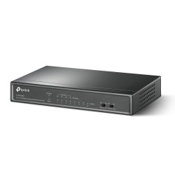 SWITCH PoE TP-LINK  8 porturi 10/100Mbps (4 PoE), IEEE 802.3af, carcasa metalica "TL-SF1008LP" (timbru verde 2 lei)