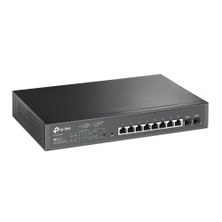 SWITCH TP-LINK POE  10 porturi Gigabit (8 PoE+), IEEE 802.3at/af, carcasa metalica "TL-SG2210MP" (timbru verde 2 lei)