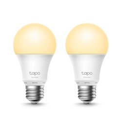BEC LED wireless TP-LINK, 800lm, 8.7W, E27, se conecteaza la router Wi-Fi, intensitate reglabila, control prin smartphone cu apl