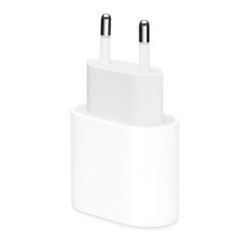 Incarcator retea 220V Apple, USB Type C, 20W, fast charge, alb, "mhje3zm/a" (timbru verde 0.18 lei)