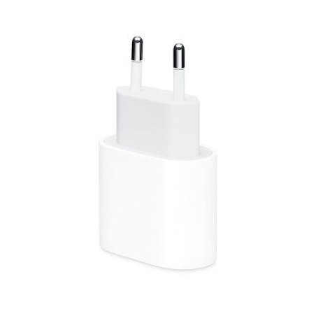 Incarcator retea 220V Apple, USB Type C, 20W, fast charge, alb, "mhje3zm/a" (timbru verde 0.18 lei)