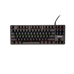 TASTATURA MECANICA SPACER USB IMMORTAL, switch-uri mecanice albastre, 50 mil. apasari, 87 taste, anti-ghosting 26 taste, anti-sp