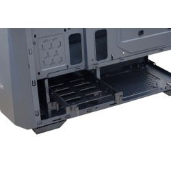 CARCASA  SPACER - gaming, Middle Tower, ATX, "FLASH", fara sursa, sticla securizata, USB 2.0 x 2, USB 3.0 x 1, PSU shroud, black