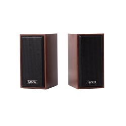 BOXE SPACER 2.0, RMS:  6W (2 x 3W), control volum, USB power, wooden, "SPSK-201-WD" (timbru verde 0.8 lei)