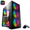 CARCASA NJOY Middle Tower,ATX, "Kona",fara sursa,sticla securizata,fanx4,USB 2.0 x 1,USB 3.0x2,Jack 3.5 mmx2,mesh fan ctr (inclu