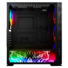 CARCASA NJOY Middle Tower,ATX, "Kona",fara sursa,sticla securizata,fanx4,USB 2.0 x 1,USB 3.0x2,Jack 3.5 mmx2,mesh fan ctr (inclu