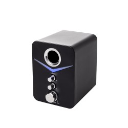 BOXE SPACER Gaming 2.1, RMS: 11W (2 x 3W + 5W), control volum, bass, treble,  3 x LED, USB power, black, 43502139 "SPGS-TORNADO"
