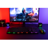 BOXE SPACER Gaming 2.1, RMS: 11W (2 x 3W + 5W), control volum, bass, treble,  3 x LED, USB power, black, 43502139 "SPGS-TORNADO"