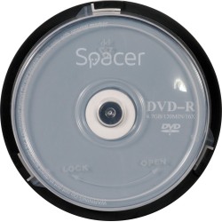 DVD-R SPACER  4.7GB, 120min, viteza 16x,  10 buc, spindle, "DVDR10" 45501039 / 18842 001 001 / 166557