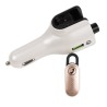 MODULATOR AUTO FM SPACER cu casca Bluetooth 5.0, 1xUSB QC3.0 + Type-C; 1xUSB max. 5V/3.1A, earphone 30mAh, 12V-24V, max. 10-15m,