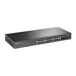 Switch TP-Link cu management L2, 24 Porturi Gigabit, 4 x SFP+ Gigabit "TL-SG3428X" (timbru verde 2 lei)