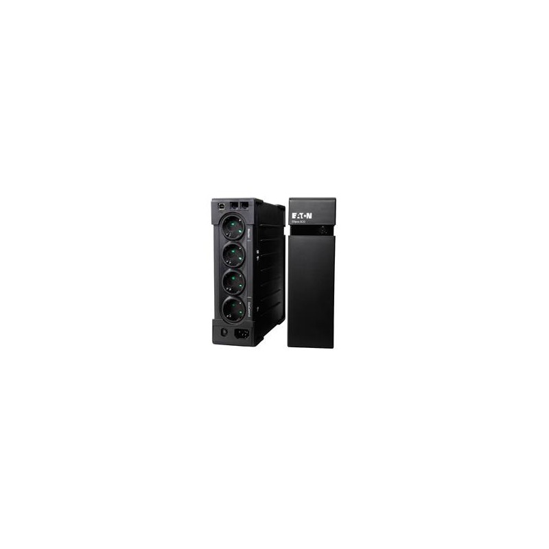 UPS Eaton "Ellipse ECO 650", Offline, Tower, 400 W, fara AVR, Schuko x 4, LED, back-up 1 - 10 min. "EL650USBDIN" (timbru verde 1