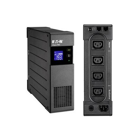 UPS Eaton "Ellipse PRO 650", Line int., Tower, 400 W, AVR, IEC x 4, display LCD, back-up 1 - 10 min. "ELP650IEC" (timbru verde 1