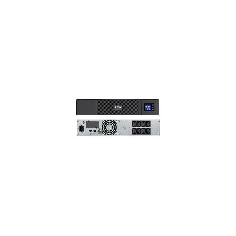 UPS Eaton, Line int., Tower/rack, 700 W, AVR, IEC x 8, display LCD, back-up 1 - 10 min. "5SC1000IR" (timbru verde 11 lei)