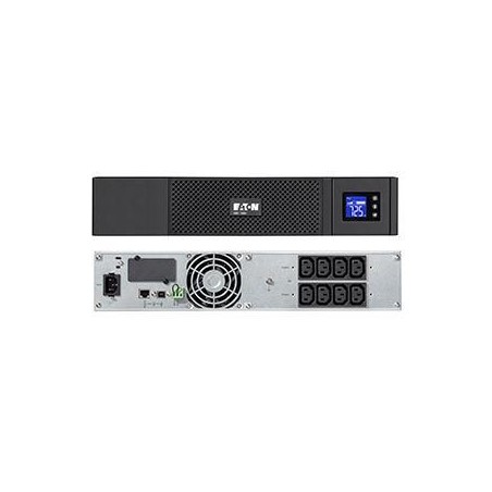 UPS Eaton, Line int., Tower/rack, 700 W, AVR, IEC x 8, display LCD, back-up 1 - 10 min. "5SC1000IR" (timbru verde 11 lei)