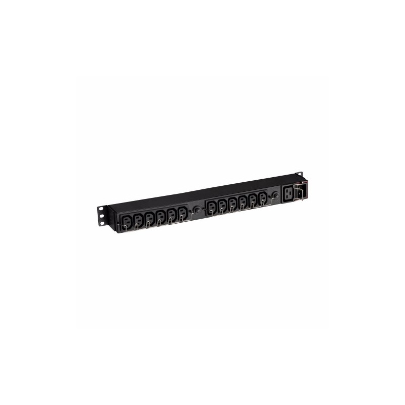 Eaton FlexPDU 12 IEC, 1U, Input C20/C14, Output 12x C13 + 1x C19, Maximum power 3000VA,"EFLX12I" (timbru verde 4 lei)