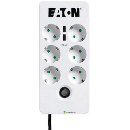 Eaton Protection Box 6 USB DIN,"PB6UD" (timbru verde 0.18 lei)
