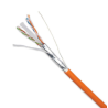 1 m Cablu NEXANS cupru F1/UTP Cat 6a AWG23 LSZH Portocaliu LANmark Rola 500 metri Full cupru, vanzare la rola 500m "N100.624G-OD